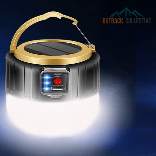 Solar LED Camping Lantern - OutBack CollectiveBlack