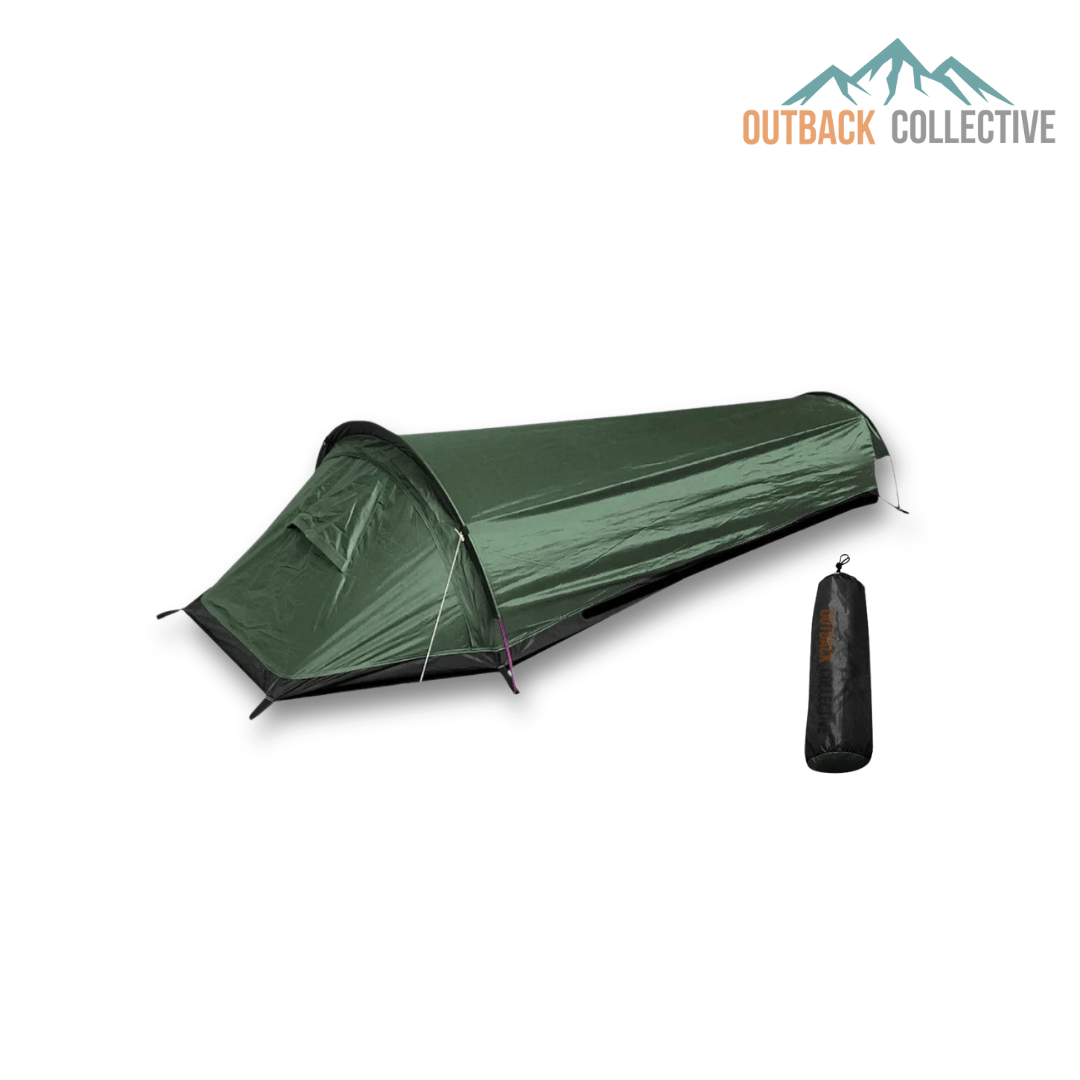 Single Person Tent - OutBack CollectiveGreen