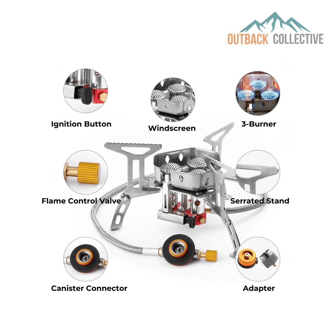 Camping Gas Stove - OutBack CollectiveSingle Burner